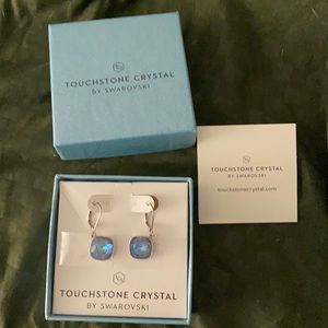 Touchstone blue earrings